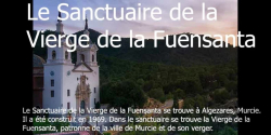 Francés - Santuario La Fuensanta - En Francés - Lucía Jiménez Ros De 4º ESO B-En Francés - Prof. Carmen Maria Fortún León -